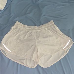 White Lululemon Shorts